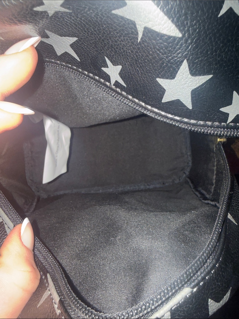 Loungefly Disney Dumbo Black and Gold Star Mini Backpack - Picture 3 of 6